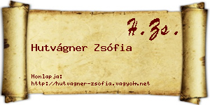 Hutvágner Zsófia névjegykártya
